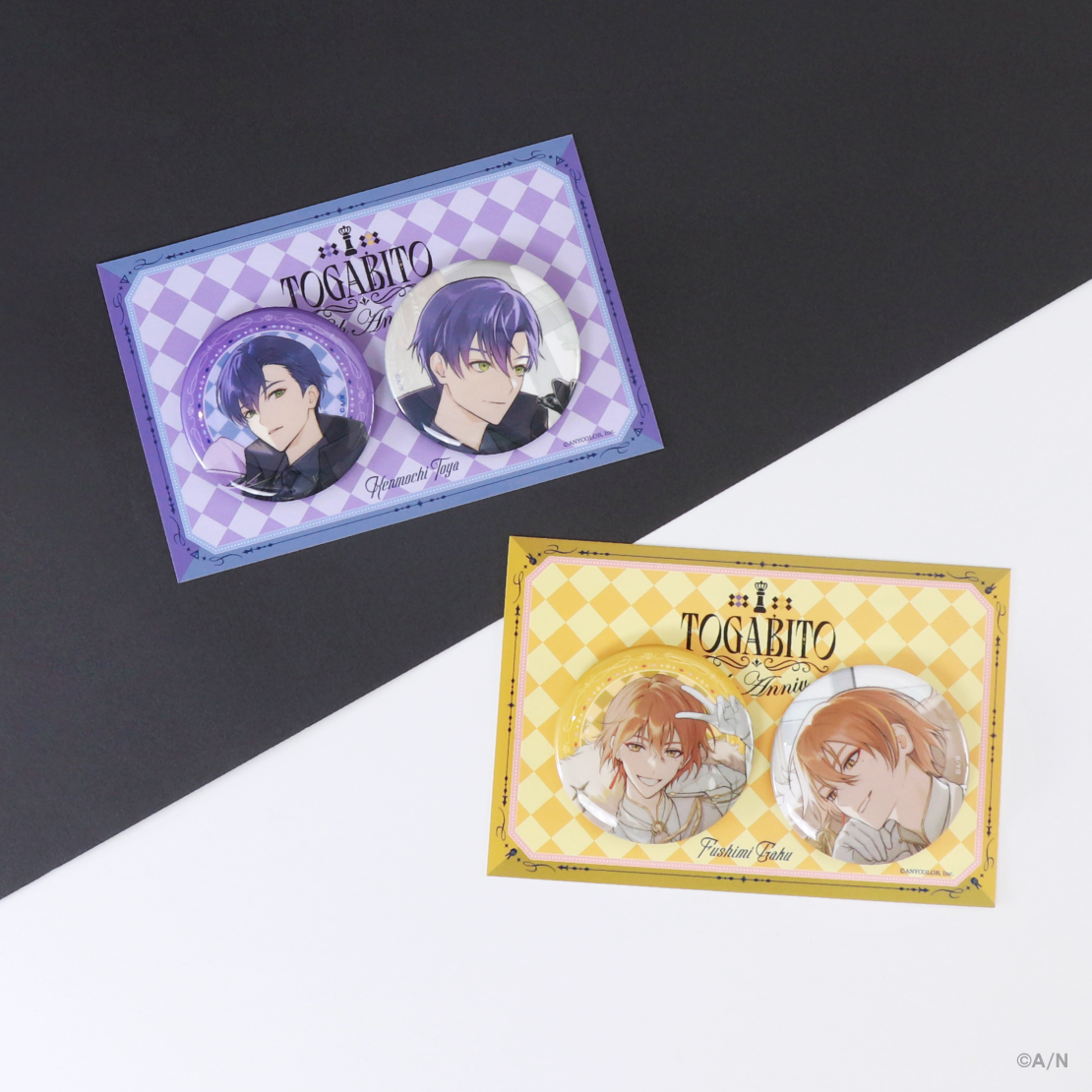 【TOGABITO 8th Anniv.】缶バッジセット