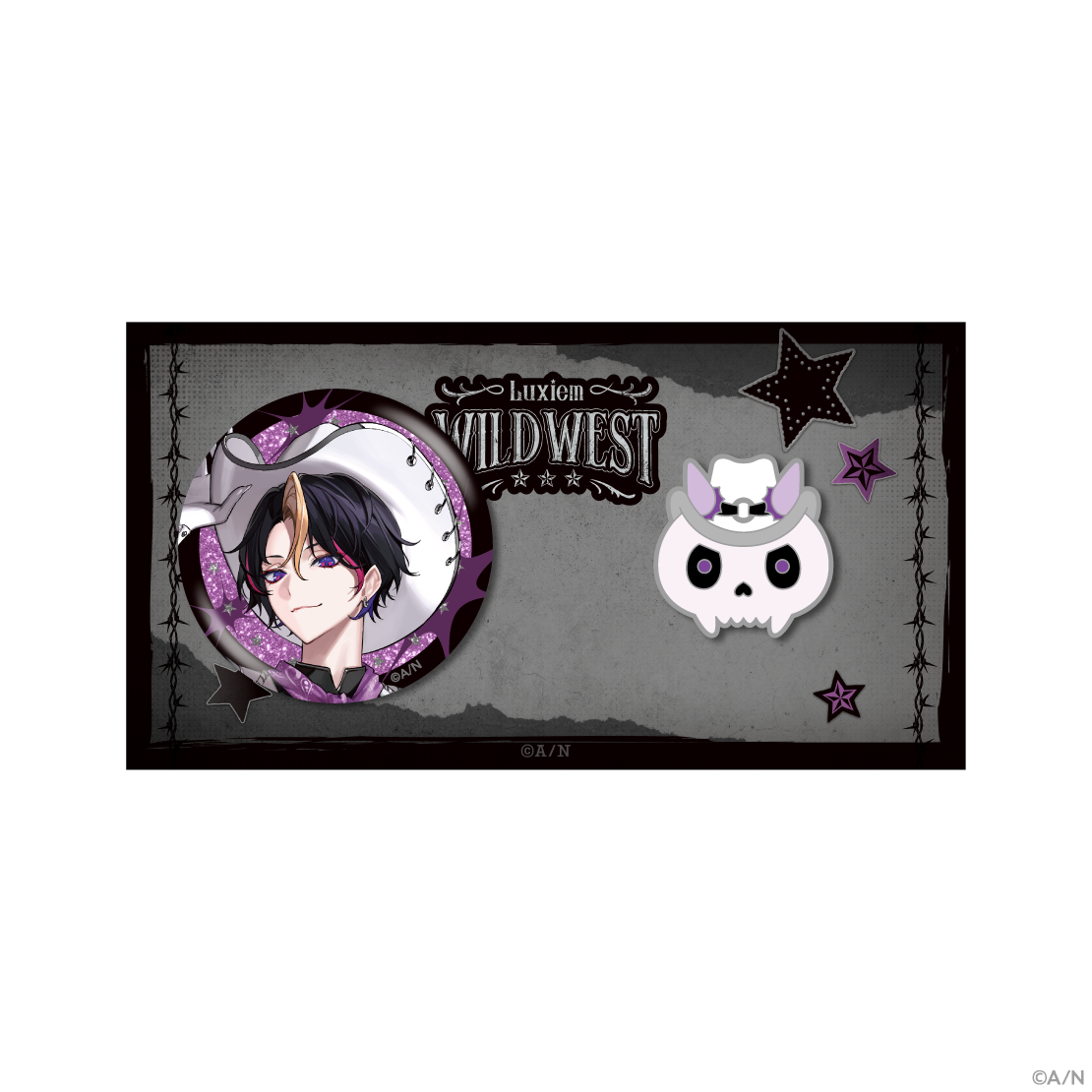 【Luxiem WILDWEST】缶バッジ＆ピンバッジセット