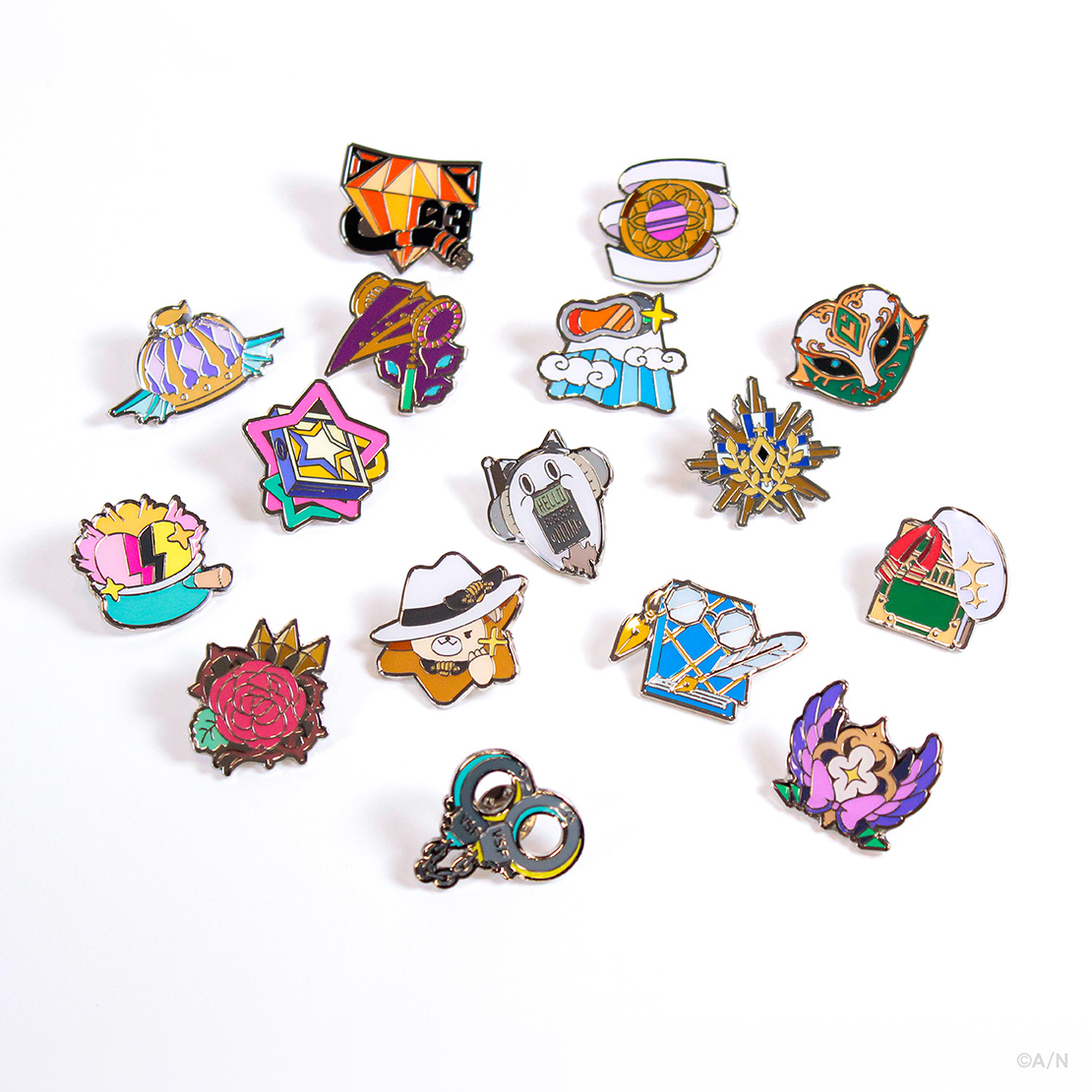 【NIJISANJI EN PIN BADGE COLLECTION Vol.1】モチーフピンバッジ アスター アルカディア