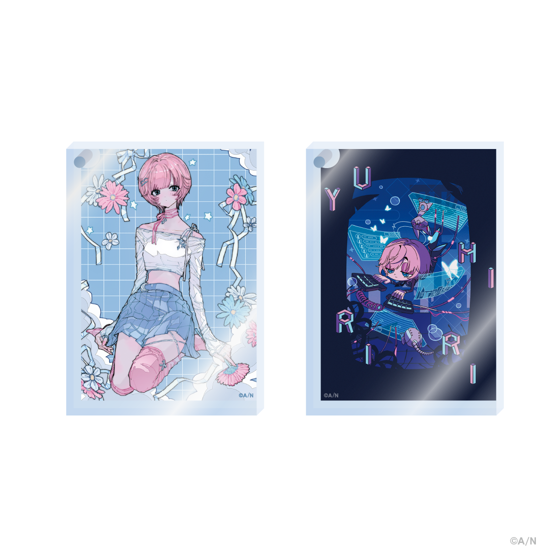 【オリジナルグッズ】アクブロキーホルダー【夕陽リリ 8th Anniversary】