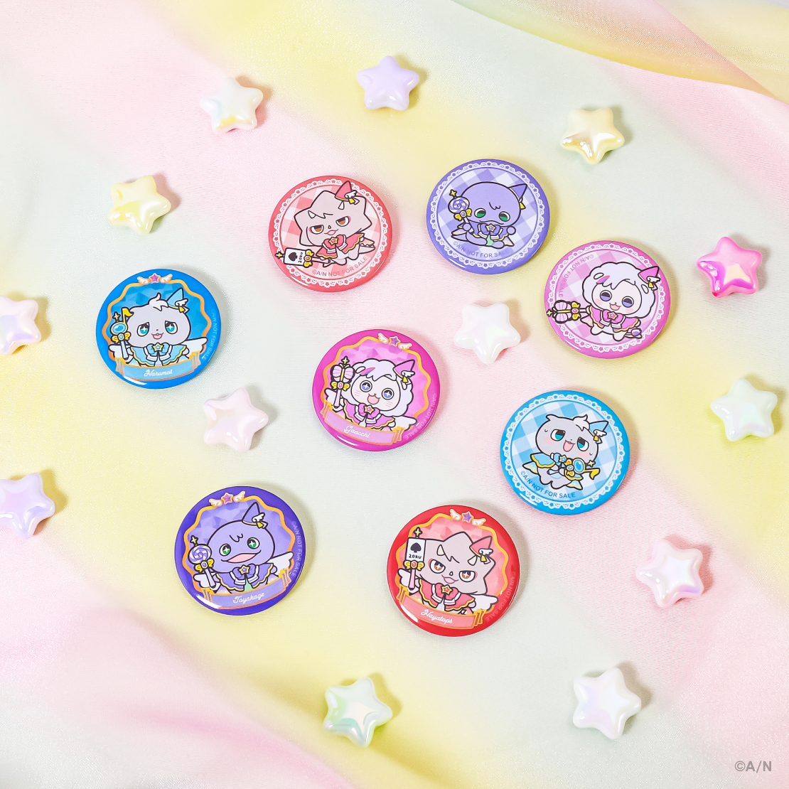 【ROF-MALまじっくだいさくせん!】ヘアクリップ おきがえver.