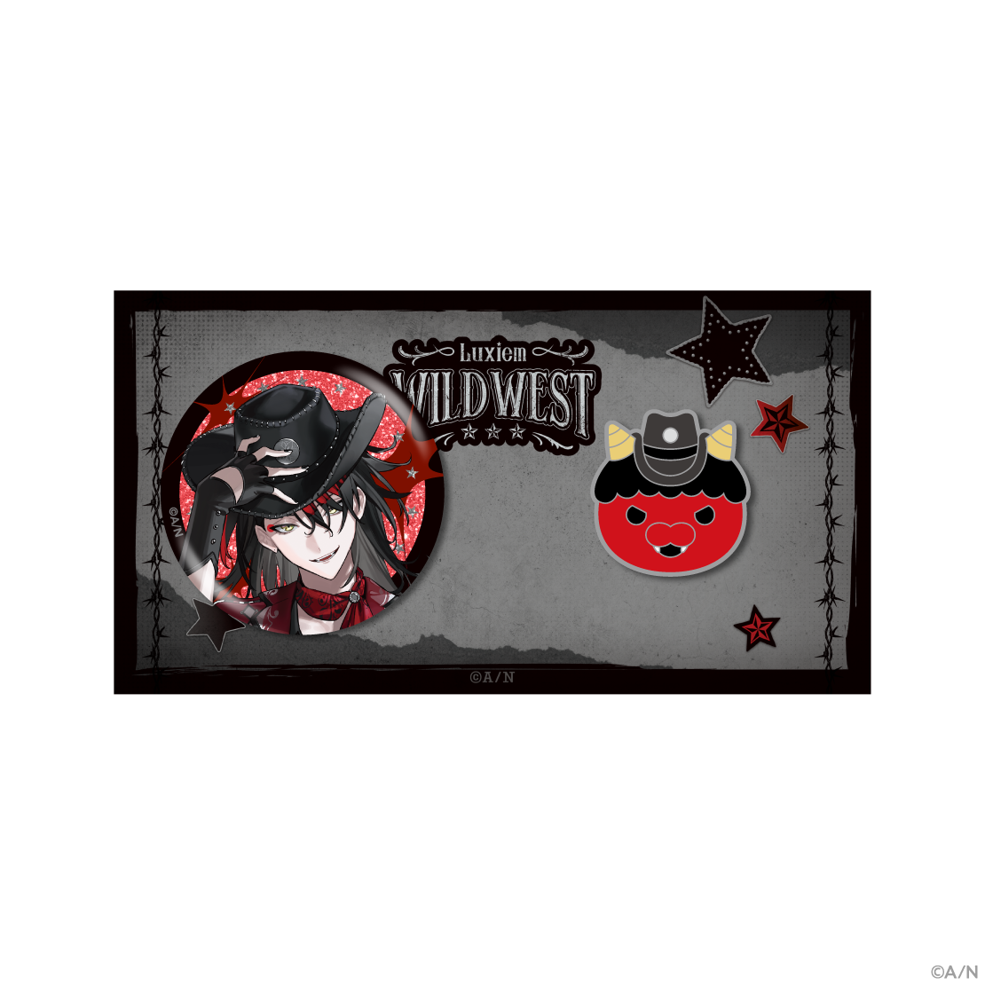 【Luxiem WILDWEST】缶バッジ＆ピンバッジセット