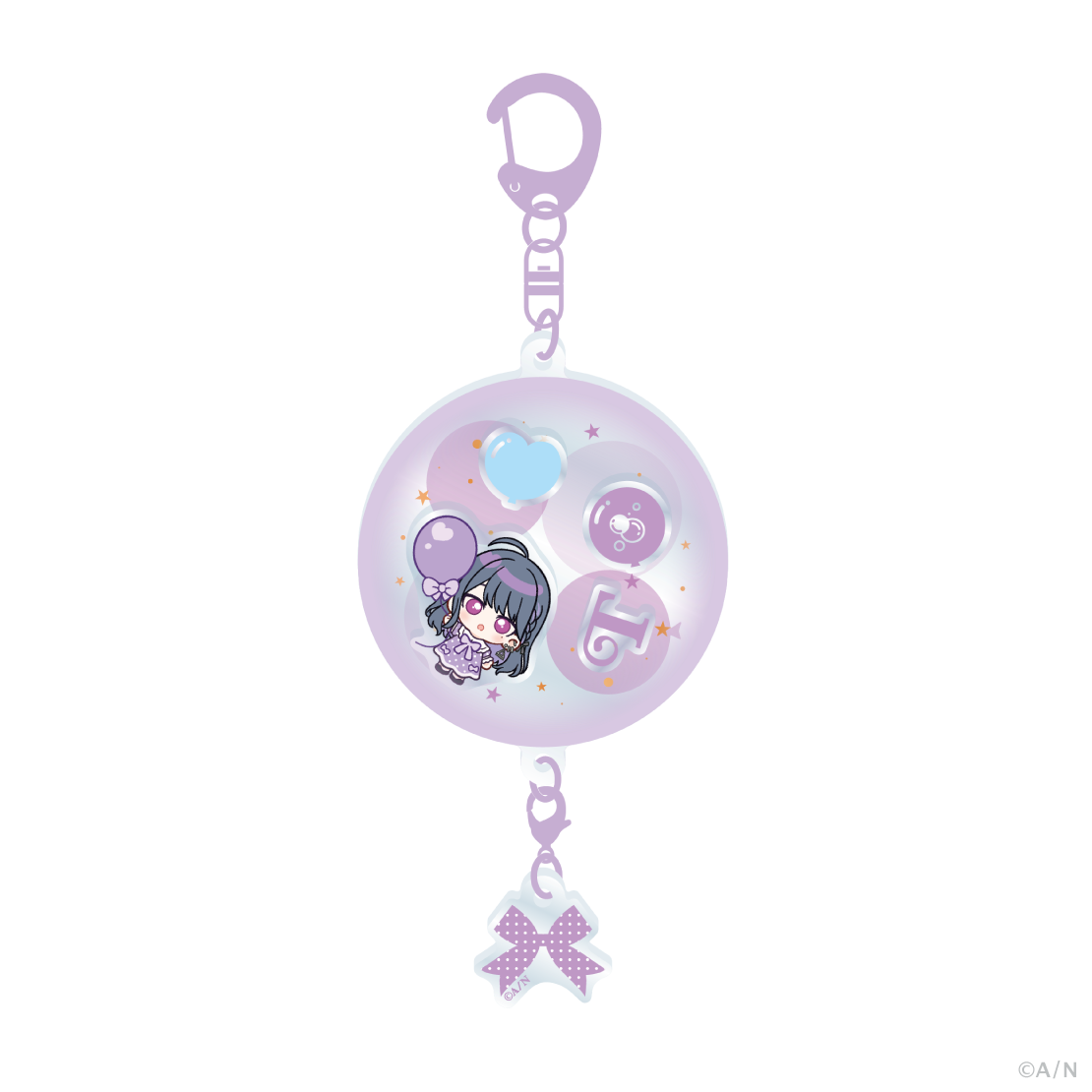 【ふわふわバルーン】シャカシャカアクリルキーホルダー