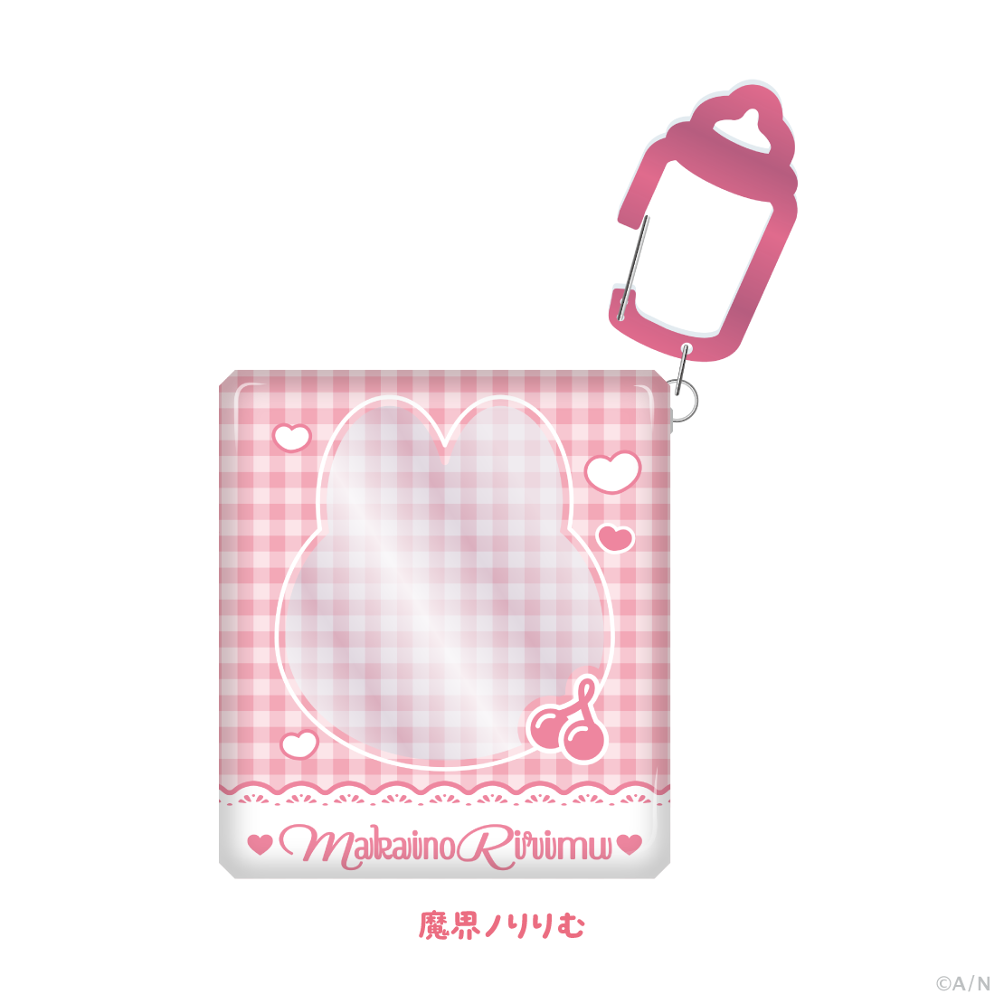 【Cherry Cherish】カラビナ付きミニポーチ