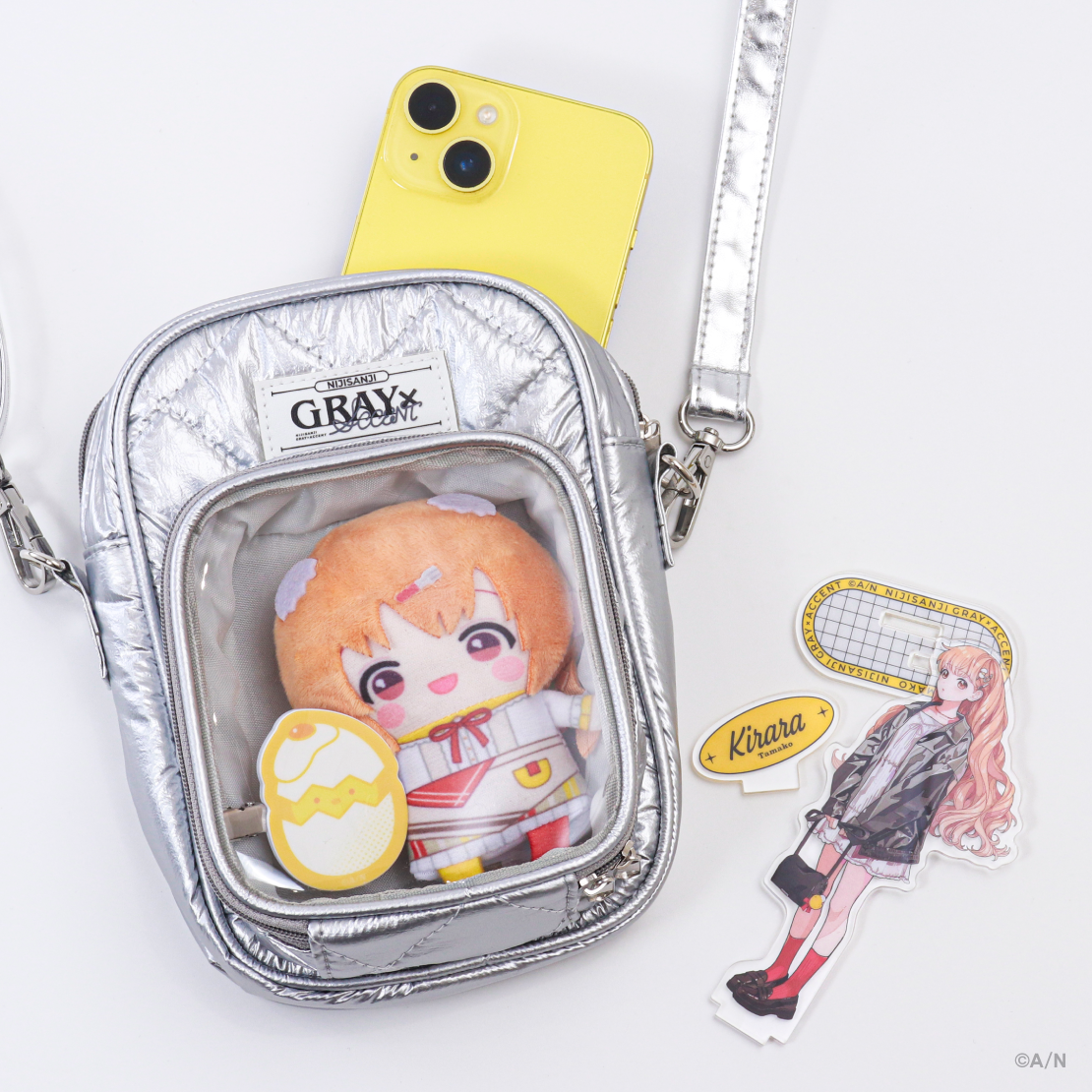 【GRAY×ACCENT】ショルダーポーチ