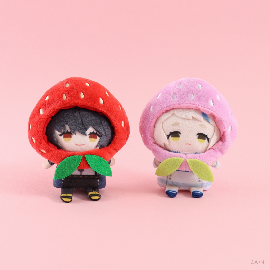 【いちごまにあ】いちご帽子キーホルダー【にじぱぺカスタム】