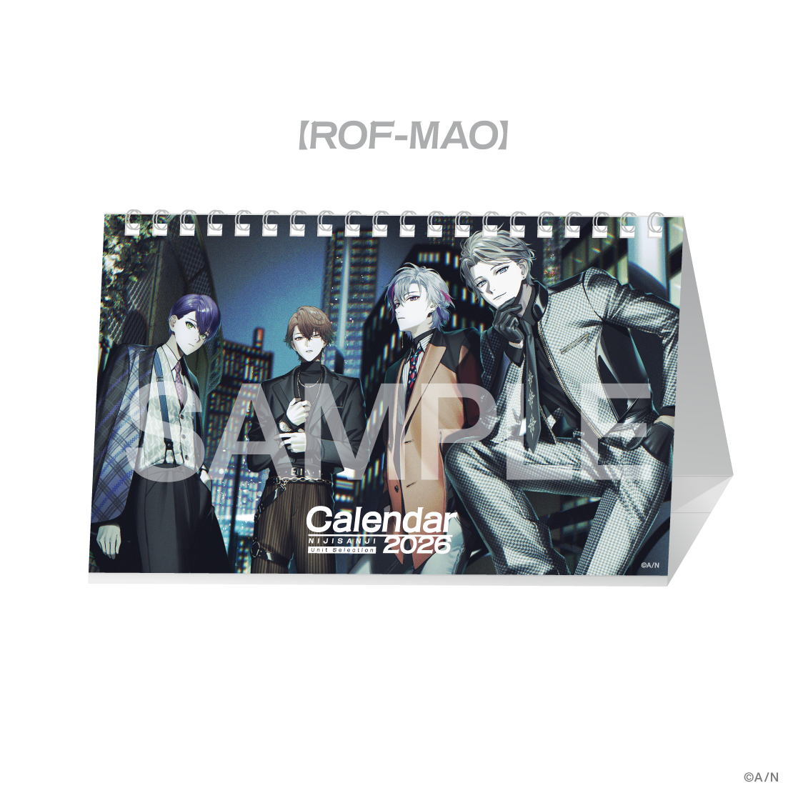 【Unit Selection Calendar 2026】卓上カレンダー ROF-MAO