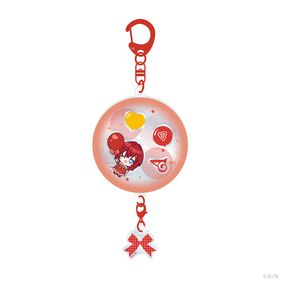 【ふわふわバルーン】シャカシャカアクリルキーホルダー