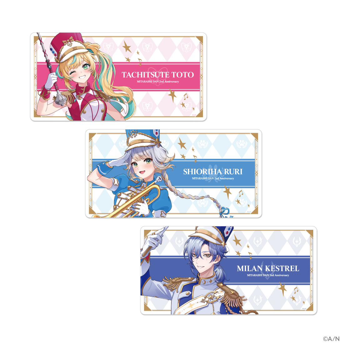 【みたらし団 2nd Anniversary】大判ラバーマット