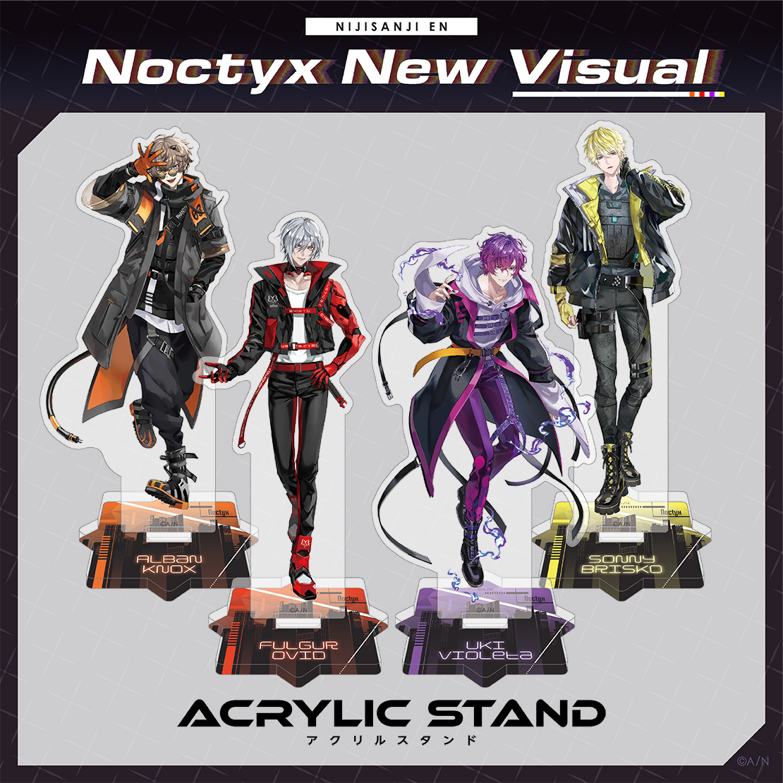 Noctyx New Visual】アクリルスタンド｜にじさんじオフィシャルストア