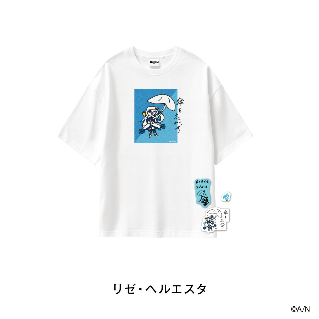 【にじさんじおでかけSTYLE～さんかいめ！～】名言イラストTシャツ＆ステッカーセット