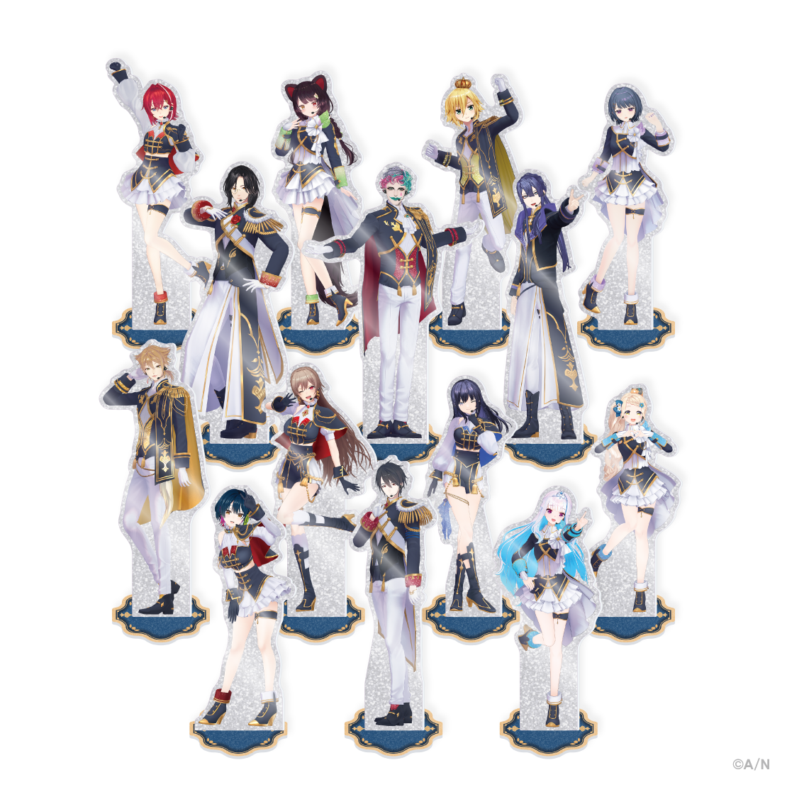 【共通衣装3Dグッズ vol.2】ラメアクリルスタンド