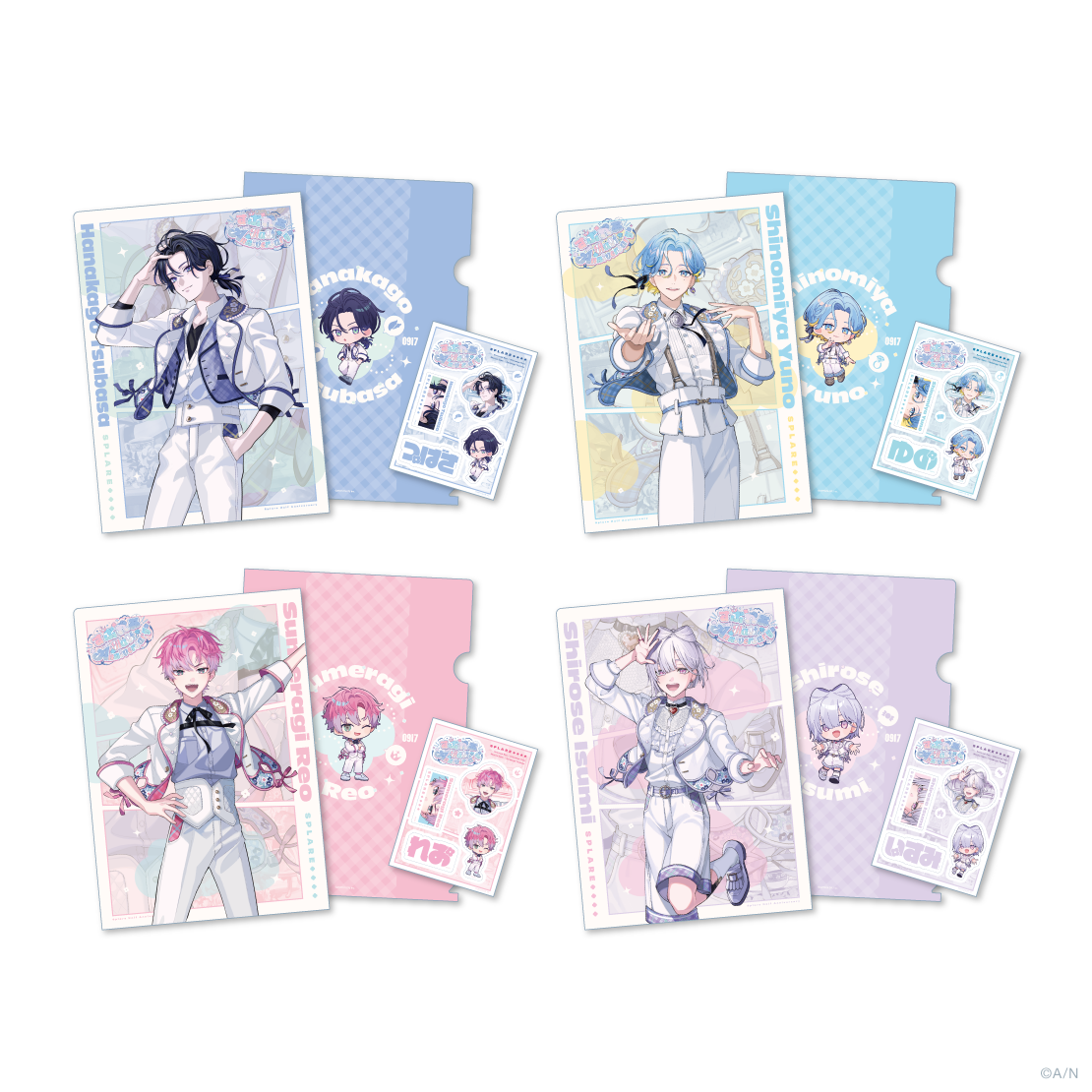 【すぷれあ Half Anniversary】クリアファイル＆ステッカーセット