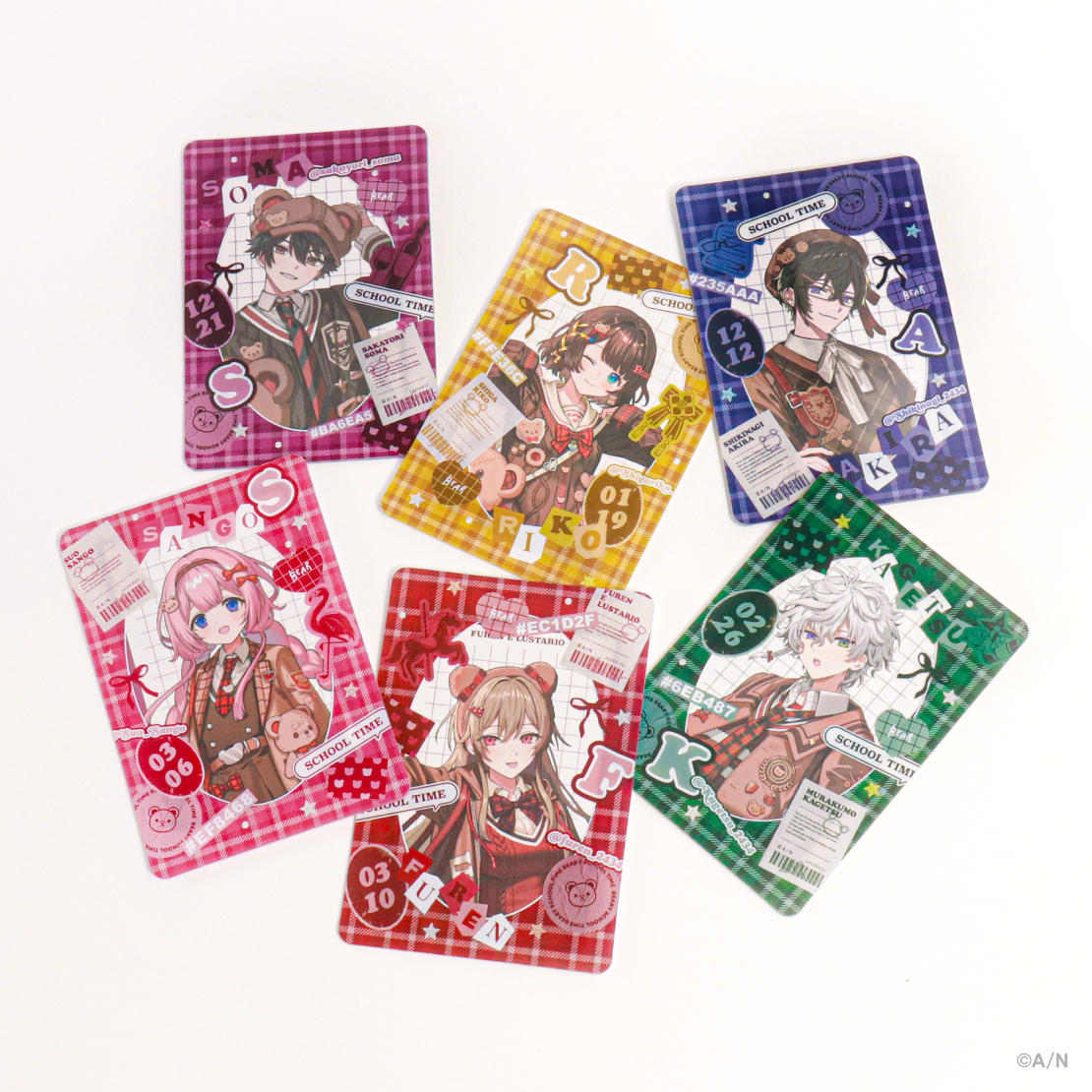 【Beary School Time】フォト風カード＆硬質カードケース