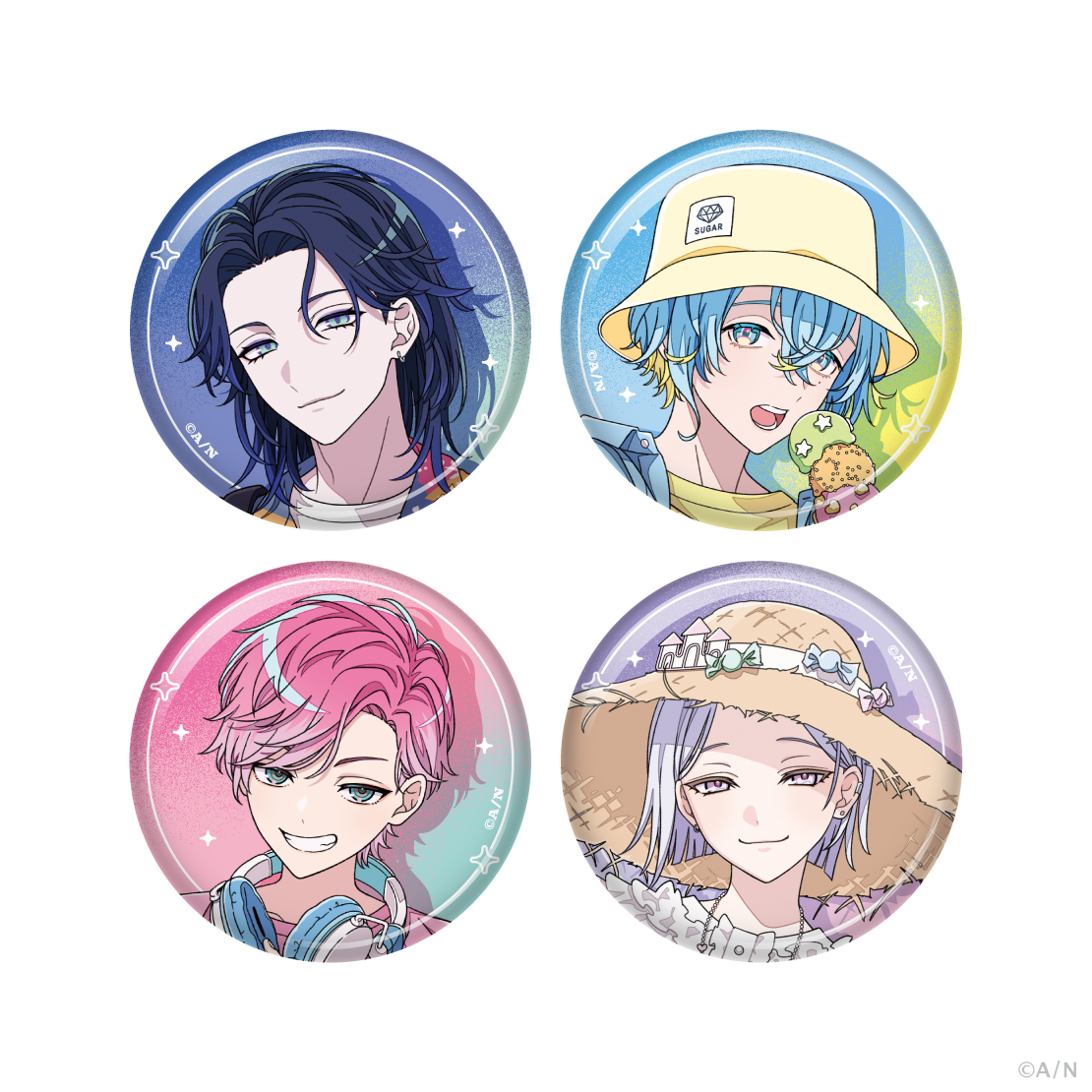 【ぽっぴん！すぷれあ】ランダム缶バッジ