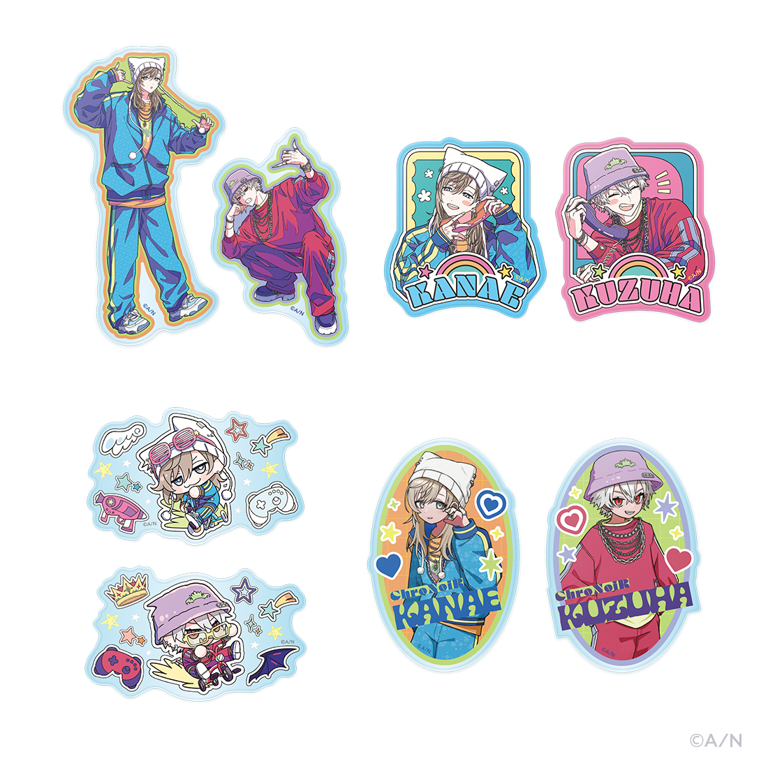 【Choose your favorite】ランダムアクリルステッカー