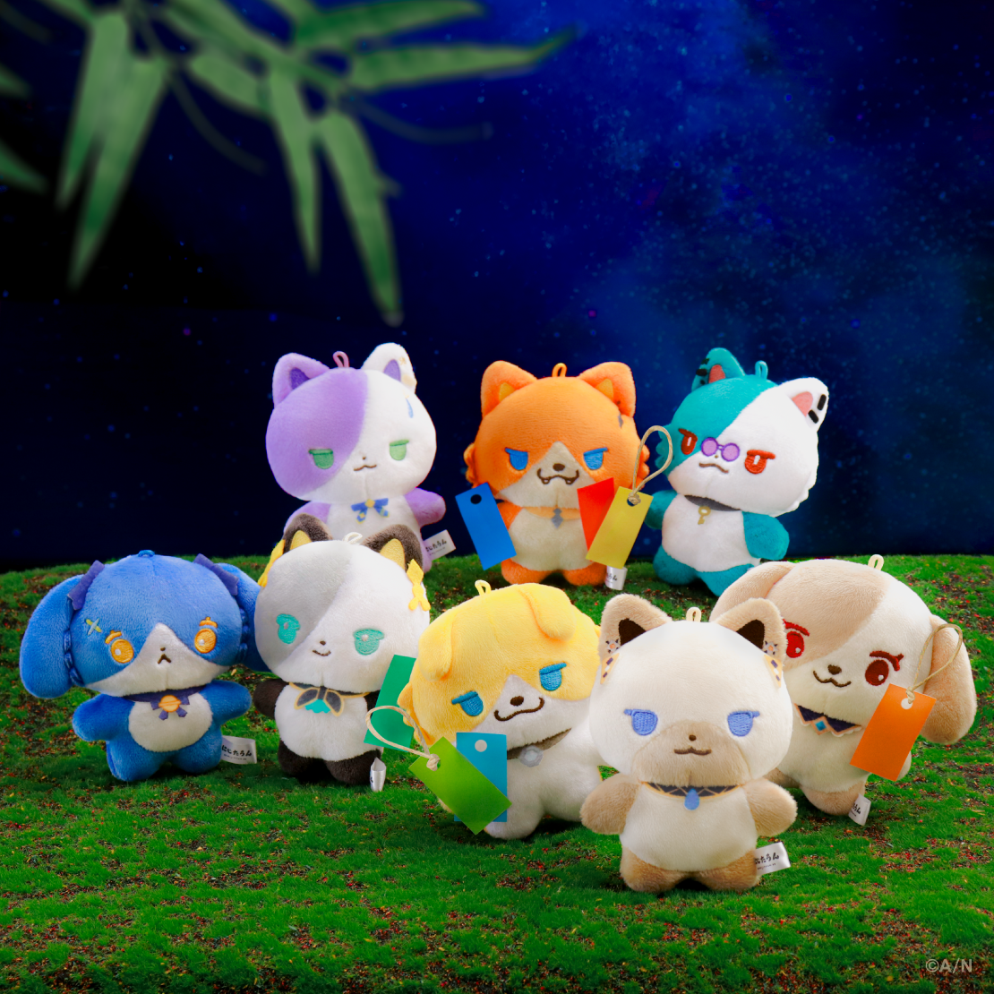 【にじたうん 6ちょうめ】ぬいぐるみマスコット