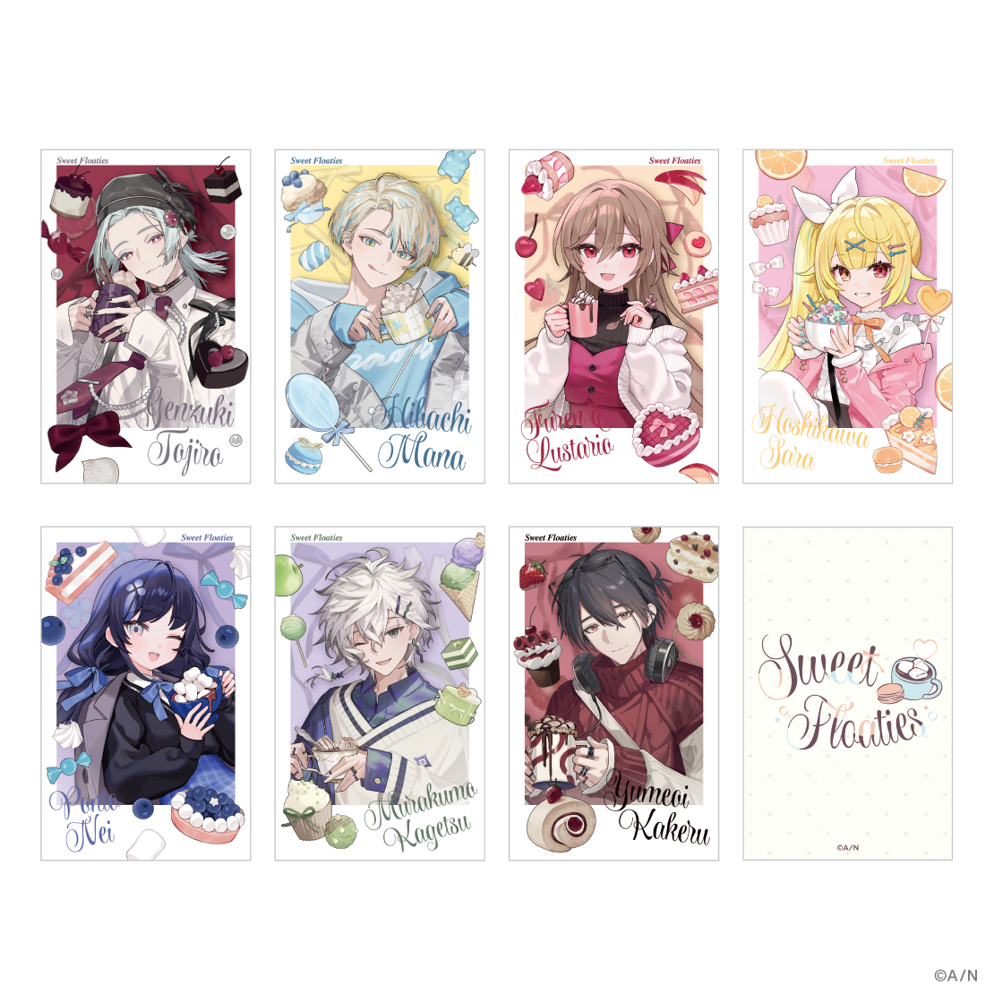 【Sweet Floaties】ランダムチェキ風カード