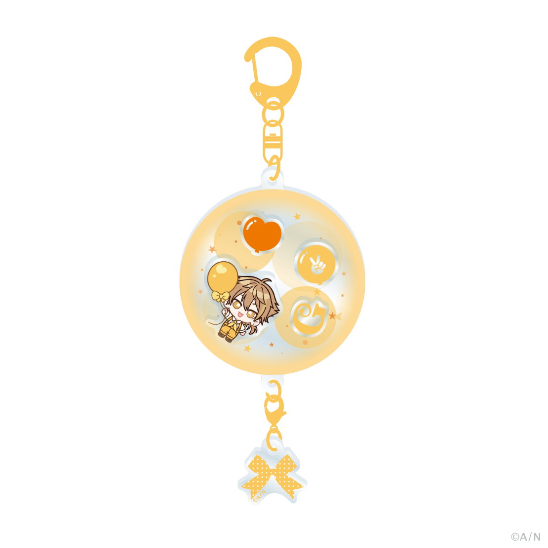 【ふわふわバルーン】シャカシャカアクリルキーホルダー