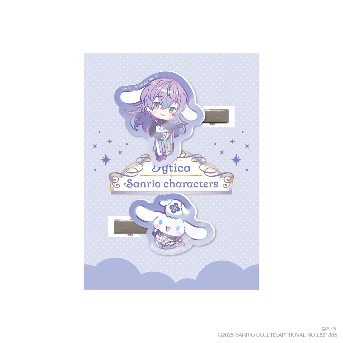 【Dytica×サンリオキャラクターズ】ヘアクリップ