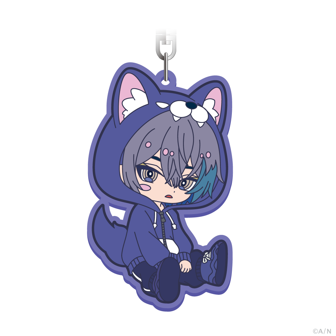 【ぎゃうるふ】ラバーキーホルダー