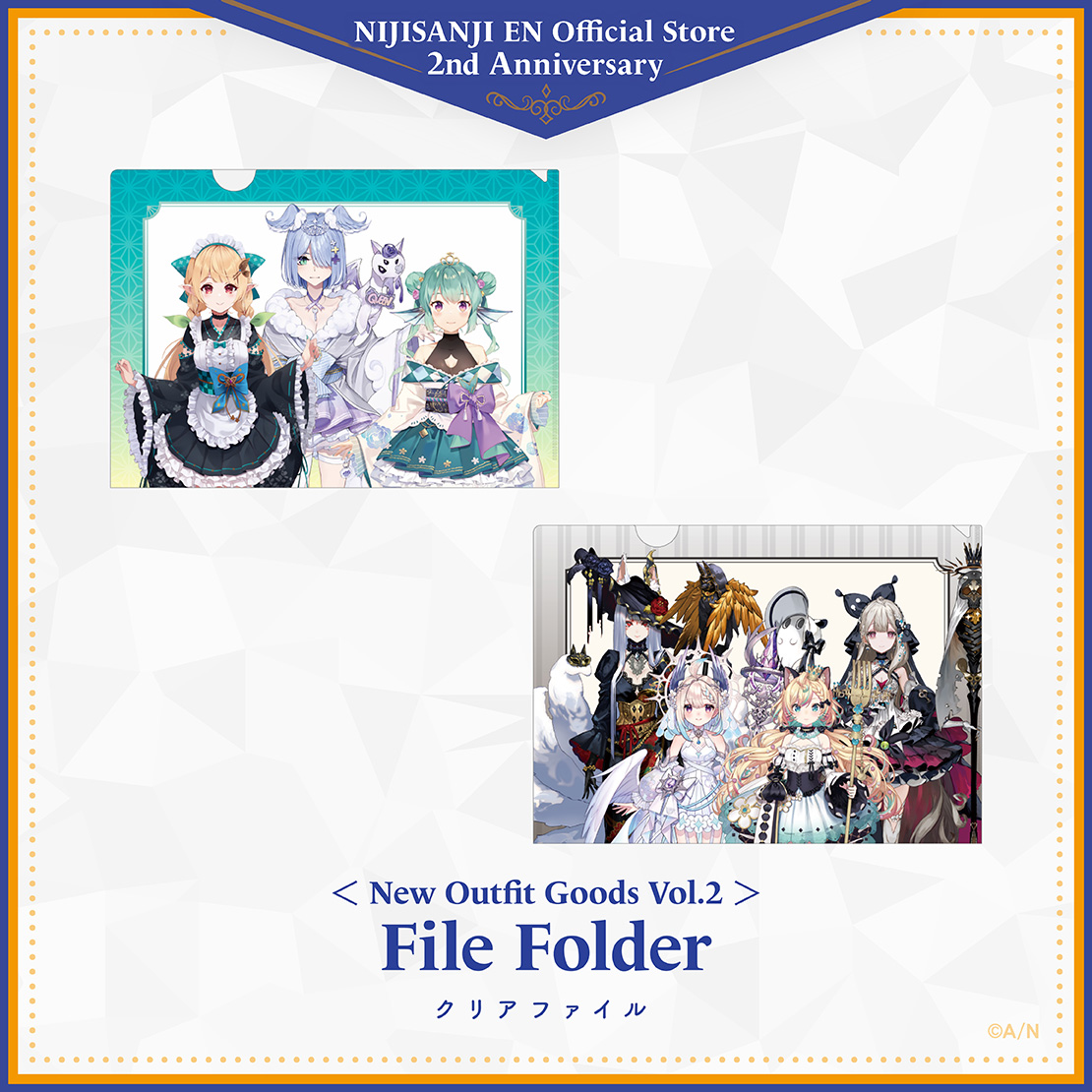 【New Outfit Goods Vol.2】クリアファイル ライバー 関連タグ 商品を選択