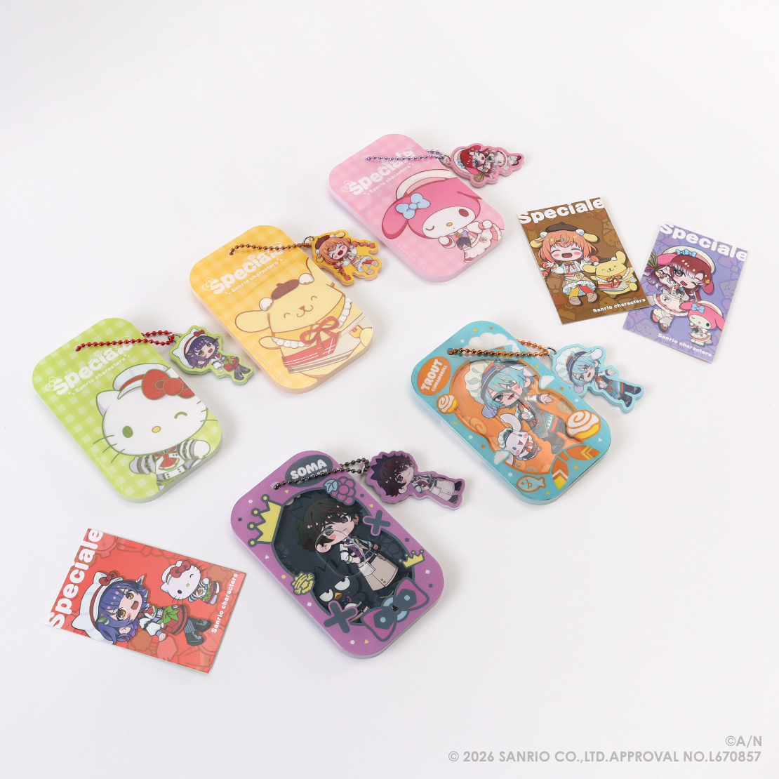 【Speciale&times;サンリオキャラクターズ】アクリルパスケース