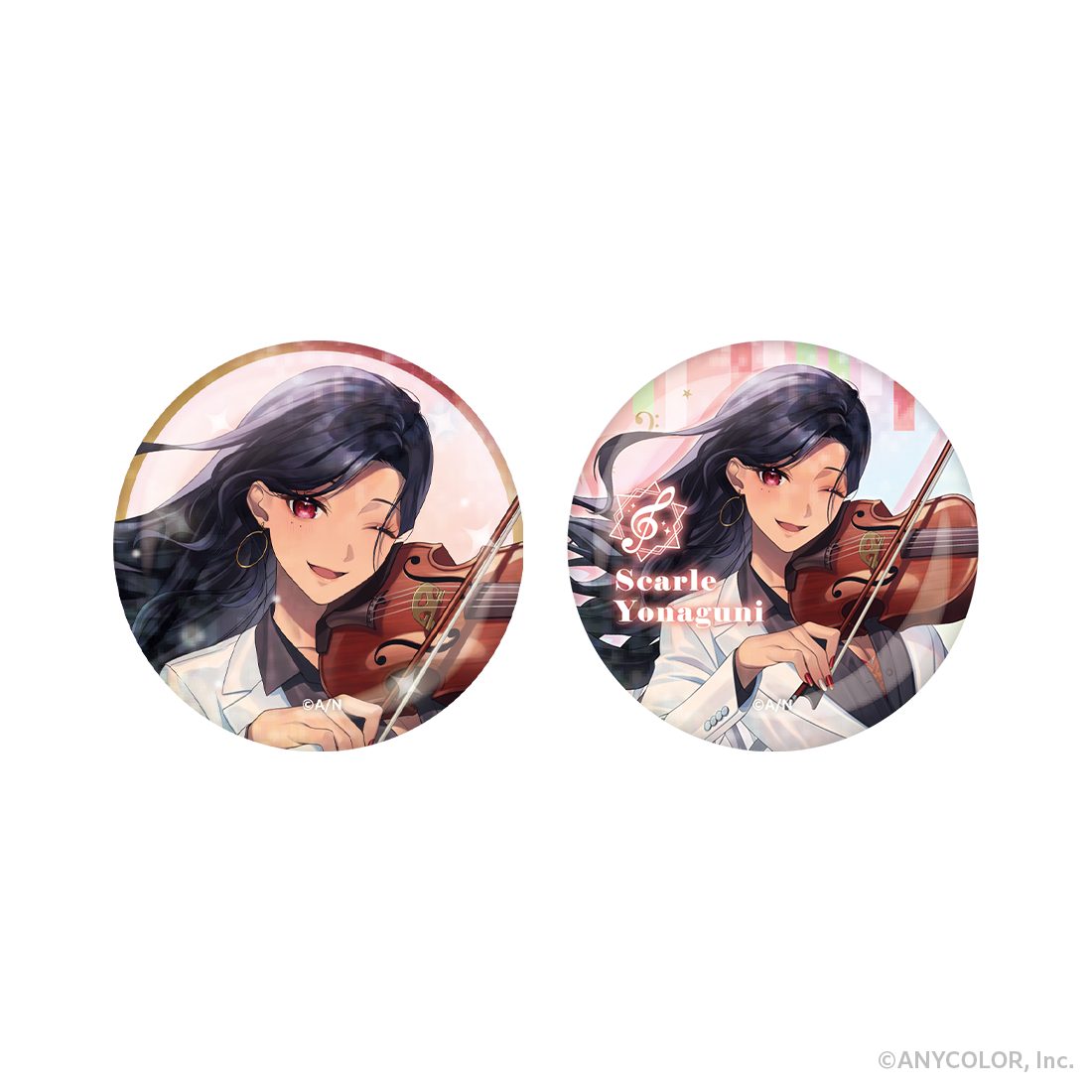 【ILUNA 3rd Anniversary】ホログラム缶バッジ