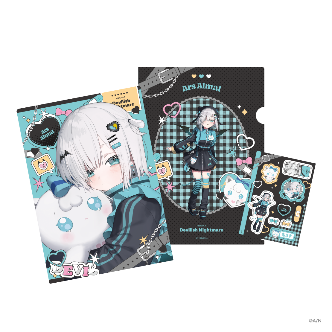 【Devilish Nightmare】クリアファイル＆ステッカーシート