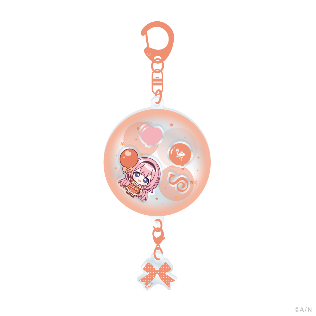【ふわふわバルーン】シャカシャカアクリルキーホルダー