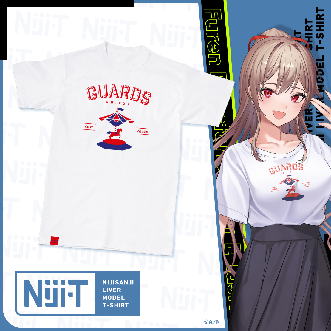 にじさんじライバーモデルTシャツ【第6弾】 フレン・E・ルスタリオ ライバー 関連タグ 商品を選択