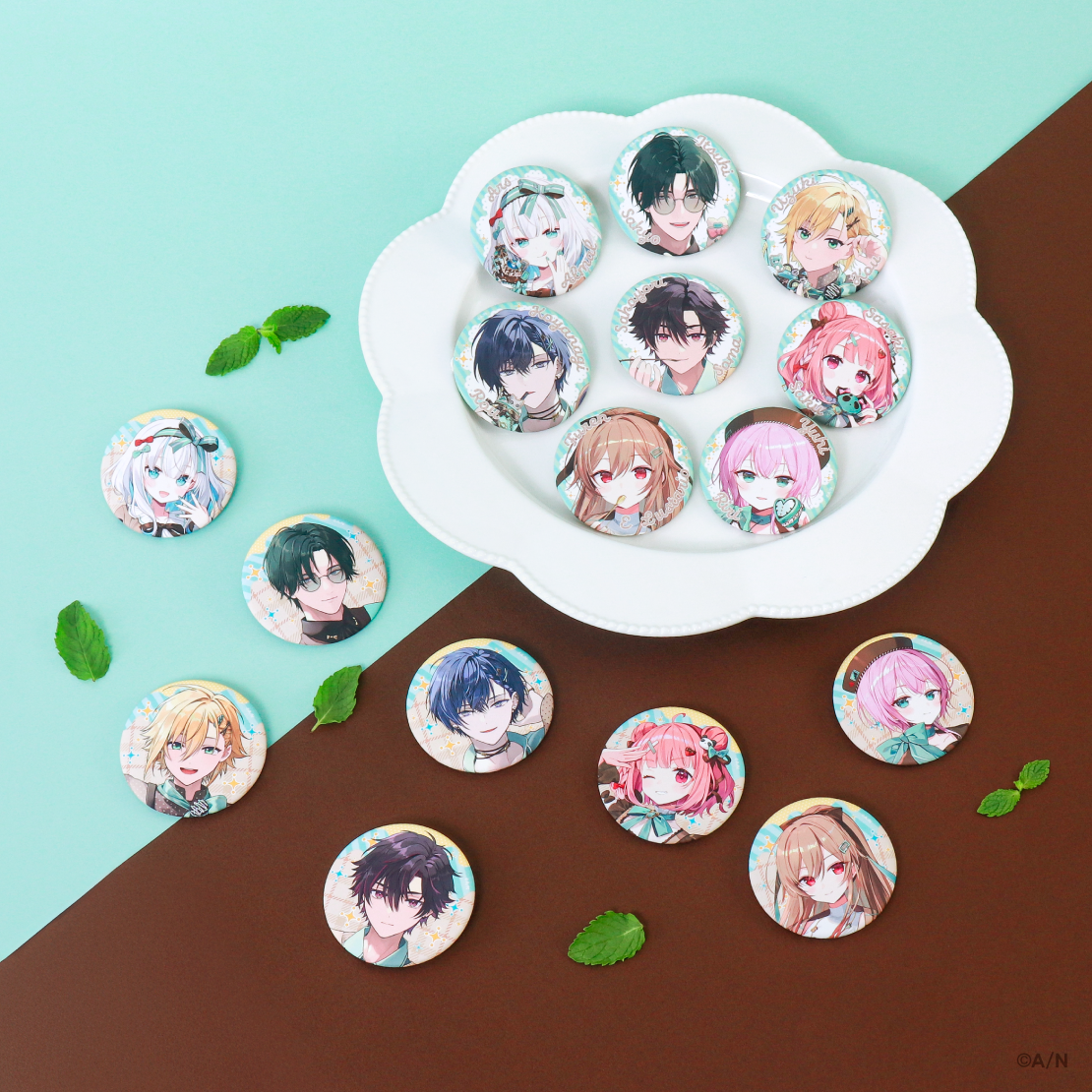 【Minty Mate】缶バッジセット