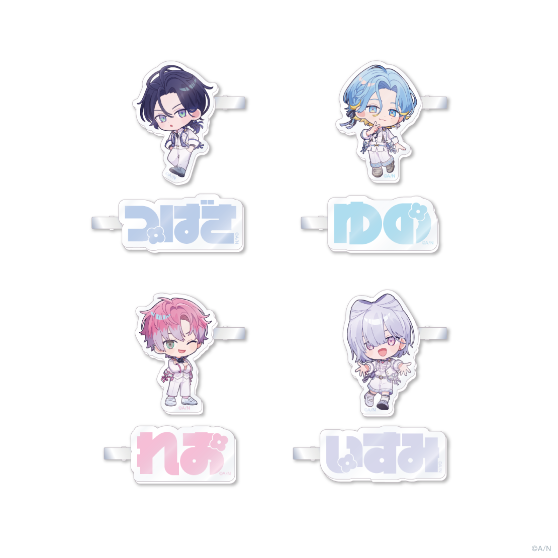 【すぷれあ Half Anniversary】ヘアクリップセット