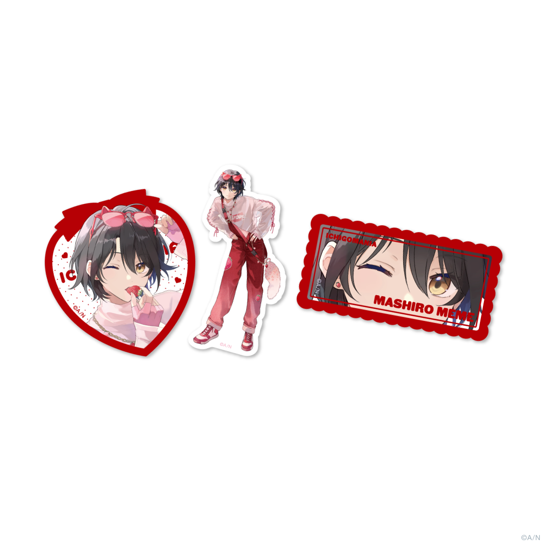【いちごまにあ】ステッカーセット