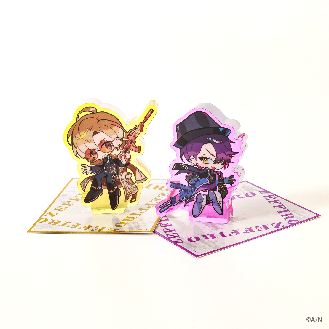 【NIJISANJI Elegant Mode Type：Kanato&Hibari】ミニアクリルブロック