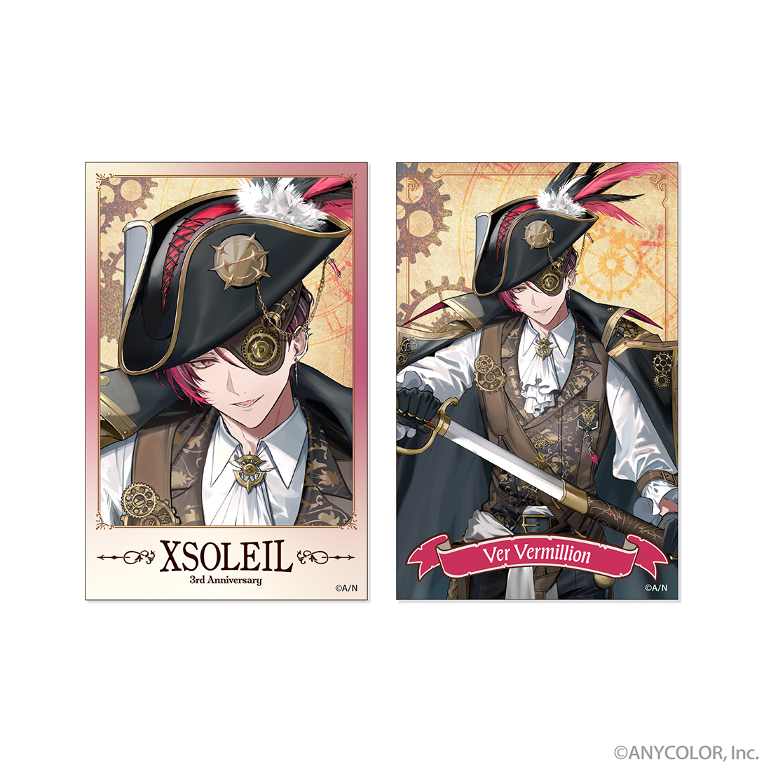 【XSOLEIL 3rd Anniversary】フォト風カード2枚セット