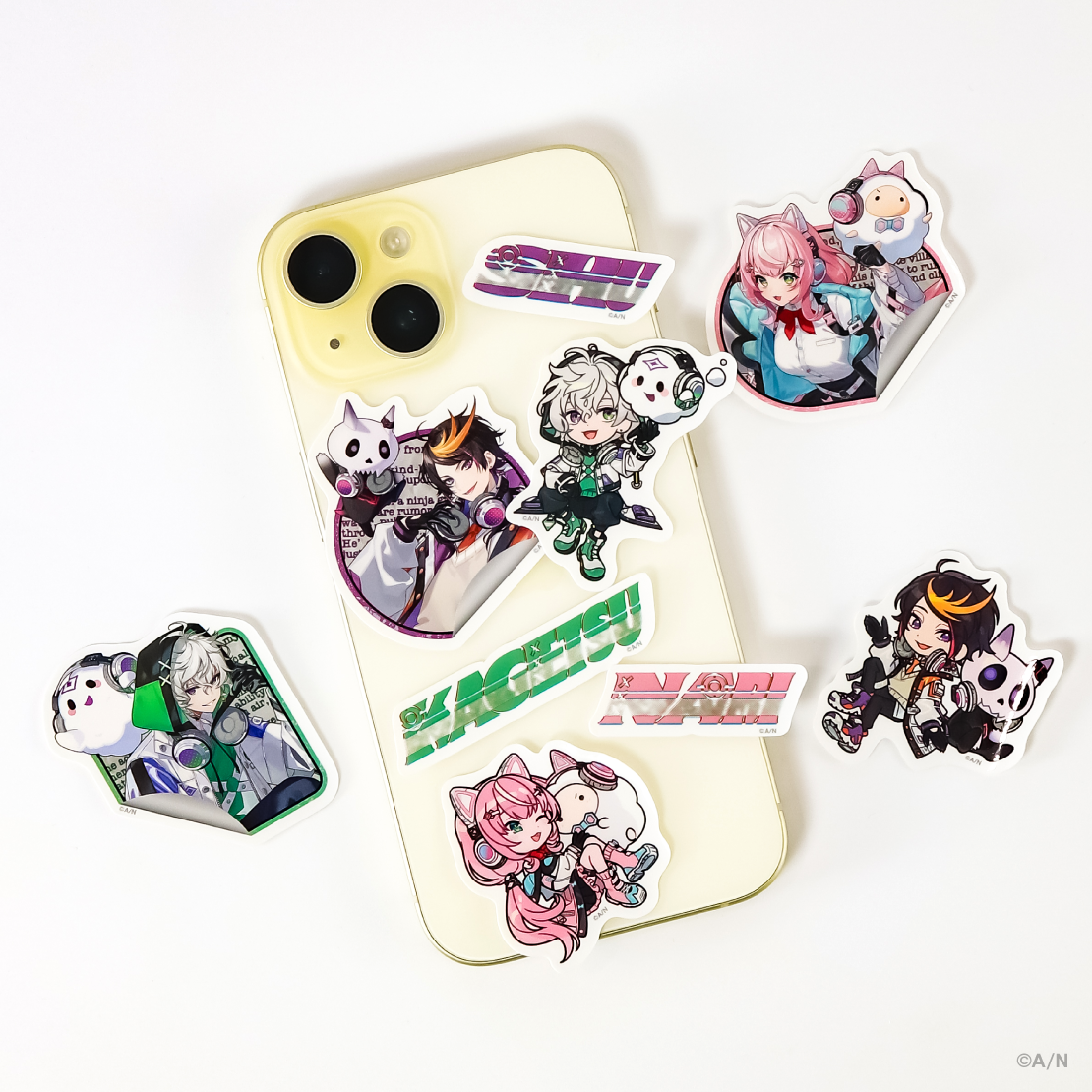 【NIJISANJI Buddy Mode Type：Shu, Kagetsu & Nari】ステッカーセット