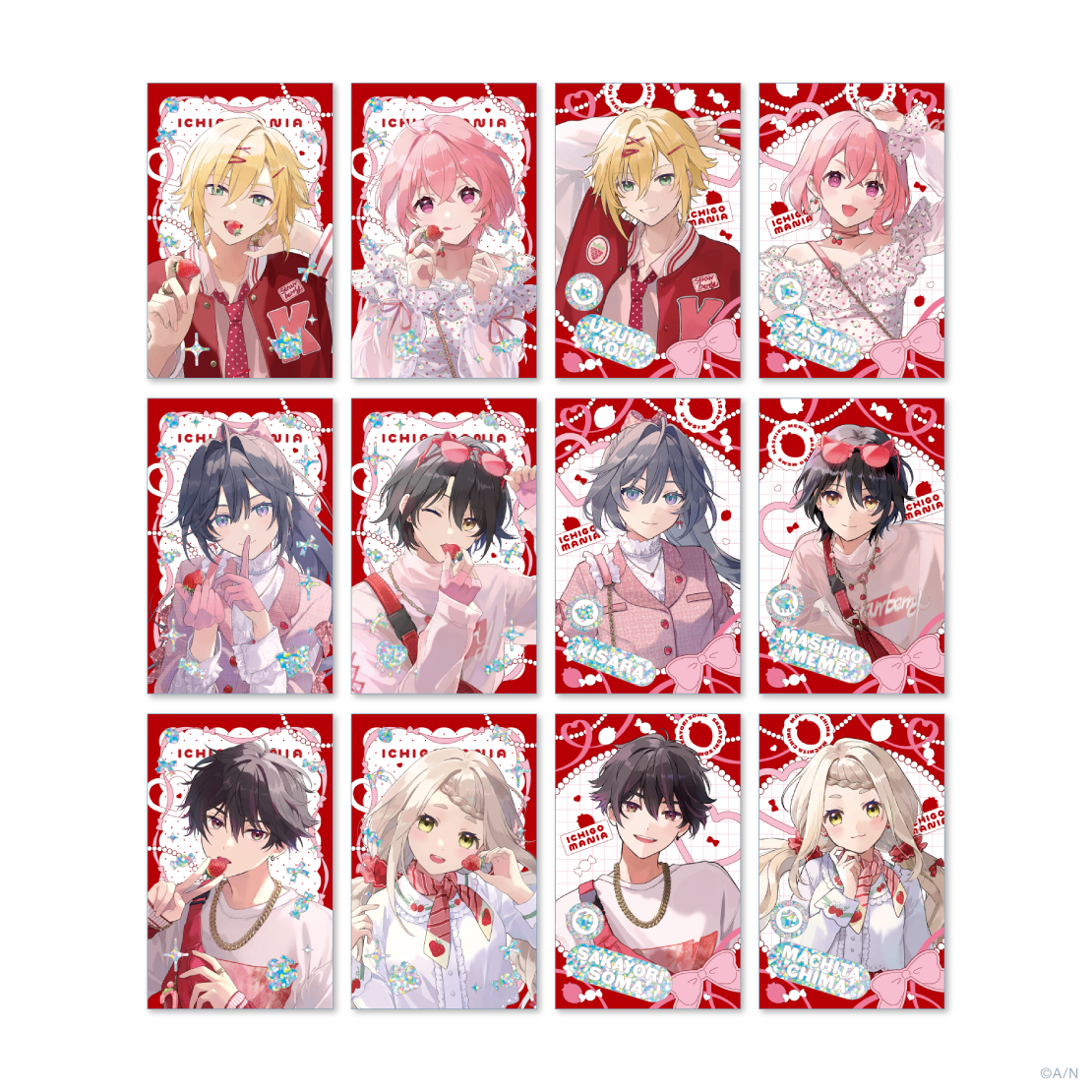 【いちごまにあ】ランダムチェキ風カード