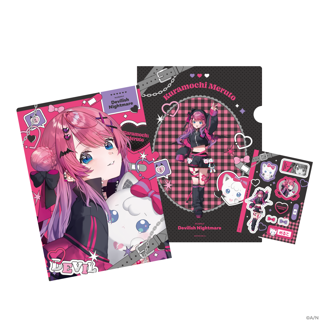 【Devilish Nightmare】クリアファイル＆ステッカーシート