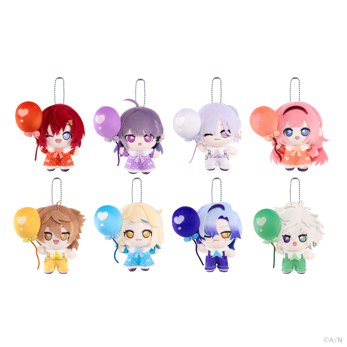 【ふわふわバルーン】ぬいぐるみマスコット