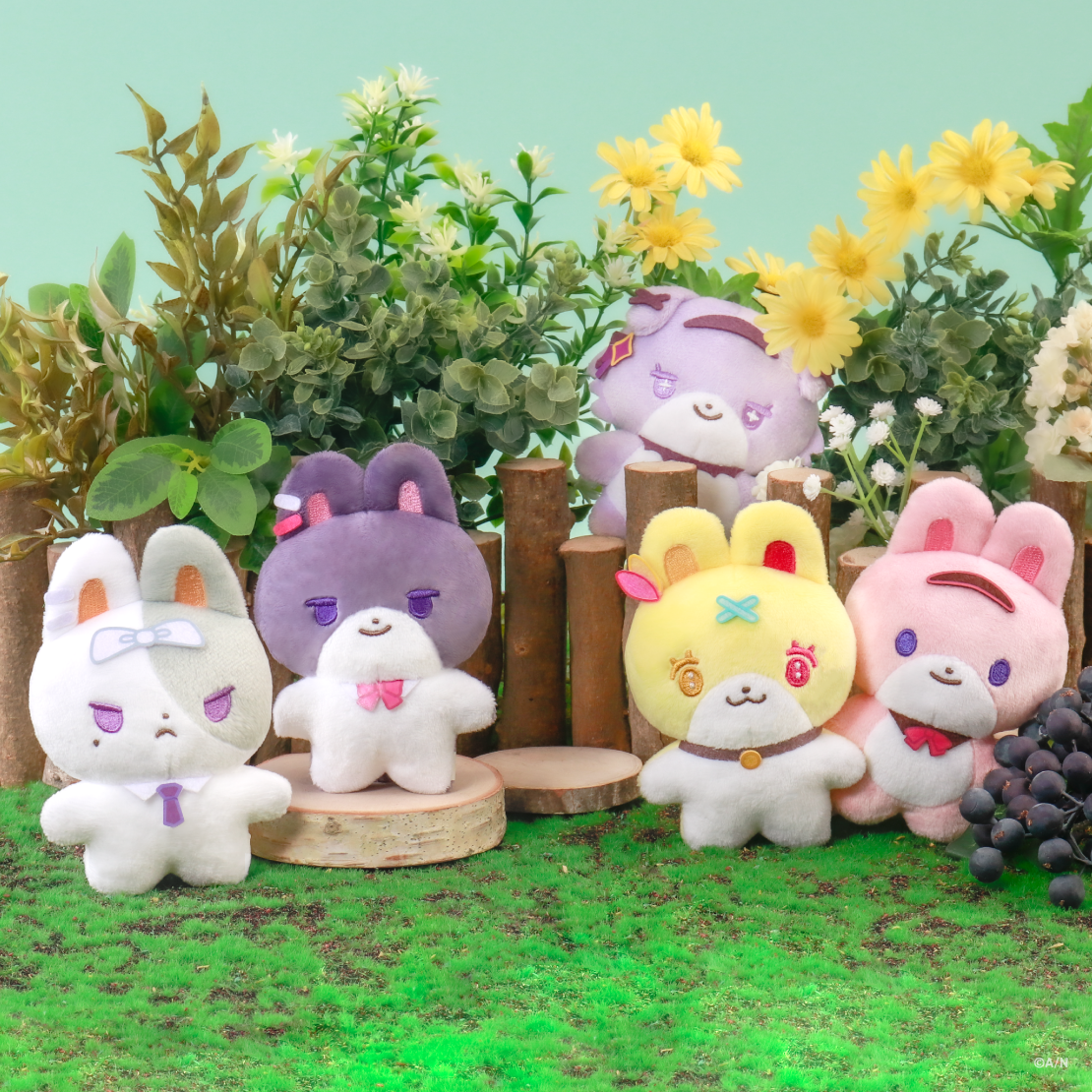 【にじたうん 1ちょうめ】ぬいぐるみマスコット