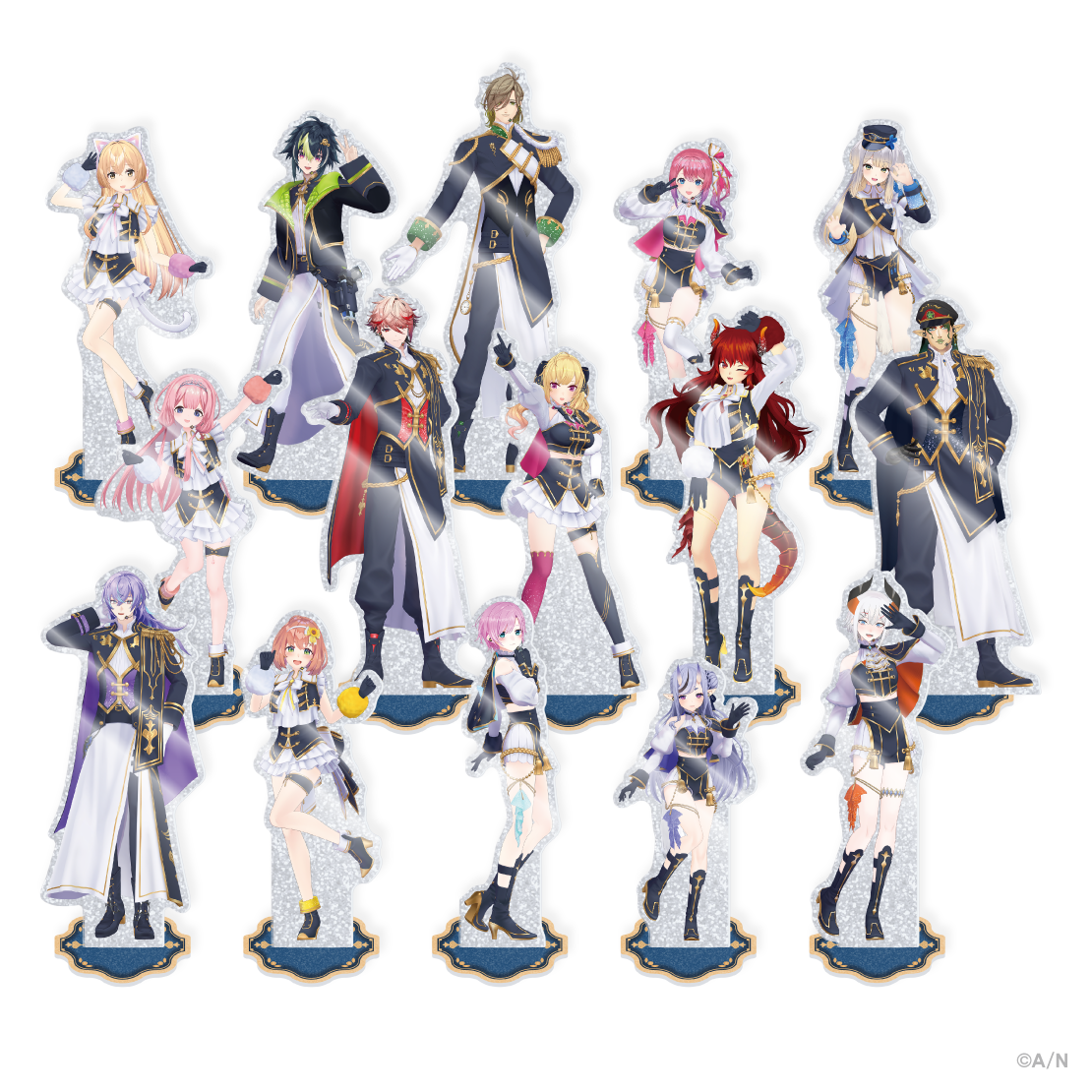 【共通衣装3Dグッズ vol.4】ラメアクリルスタンド