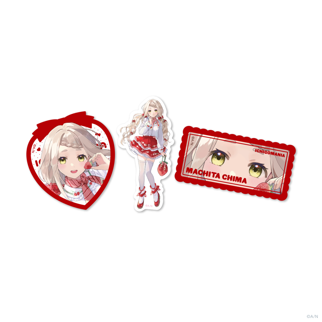【いちごまにあ】ステッカーセット