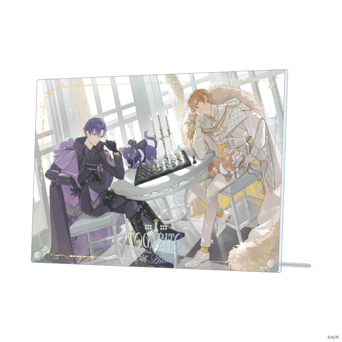 【TOGABITO 8th Anniv.】箔押しアクリルパネル