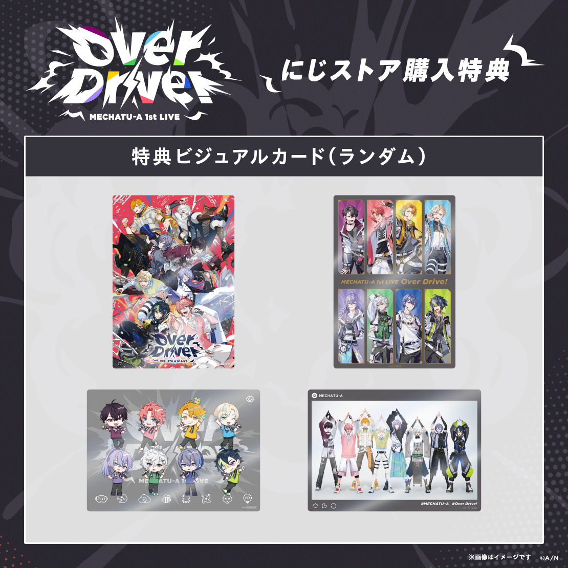 【MECHATU-A 1st LIVE】ランダム缶バッジ 【MECHATU-A 1st LIVE "Over Drive!"】