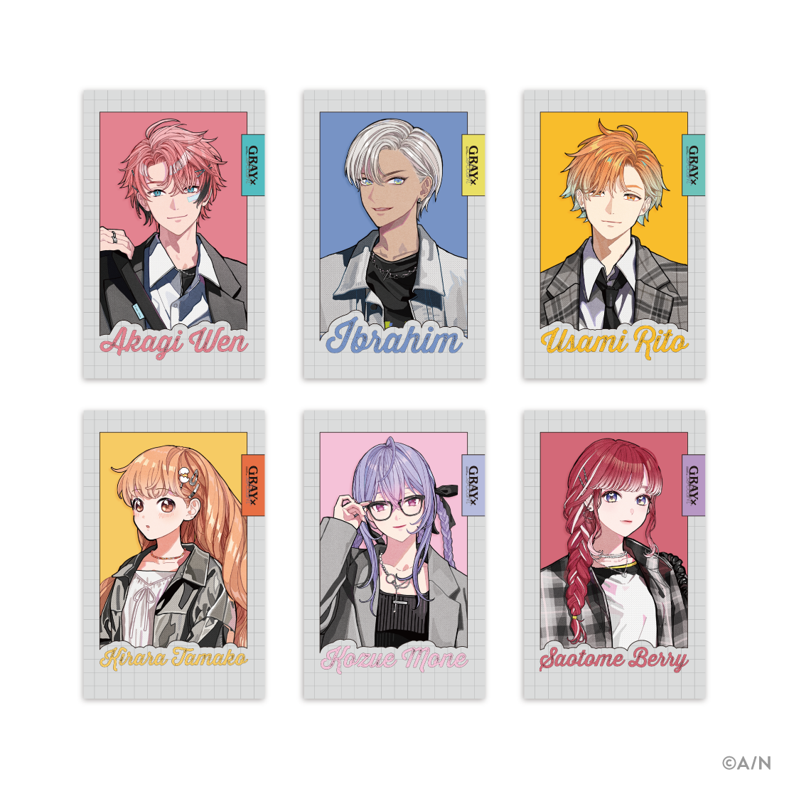 【GRAY×ACCENT】ランダムチェキ風カード