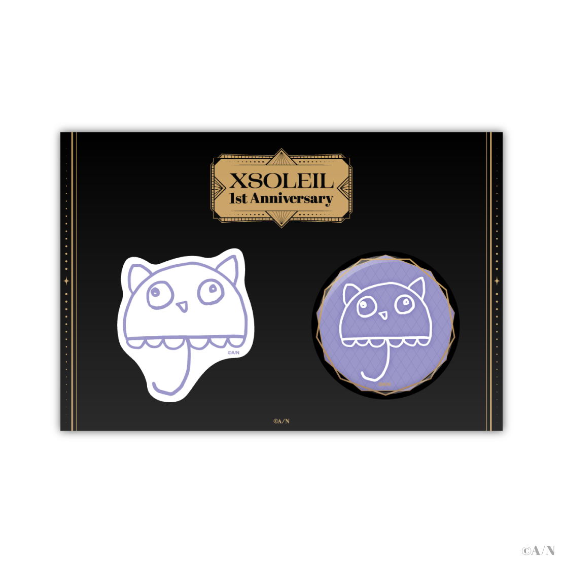 XSOLEIL 1st Anniversary】缶バッジ&ステッカーセット｜にじさんじ 