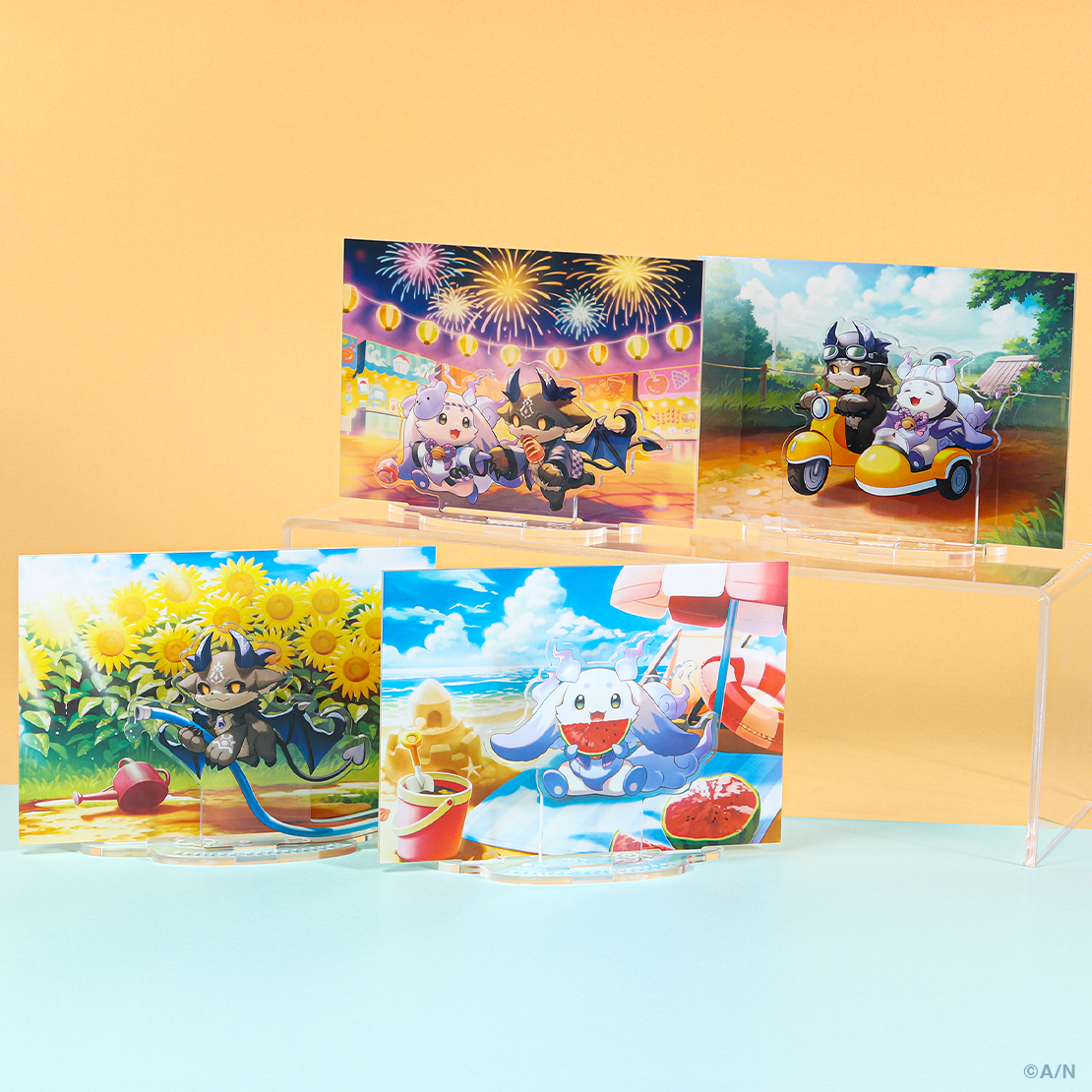 【でびるんとなつやすみ】アクリルジオラマ