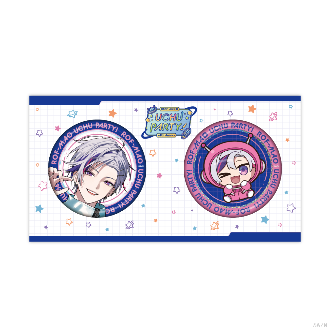 【ROF-MAO UCHU PARTY! -4th Anniv.-】缶バッジセット