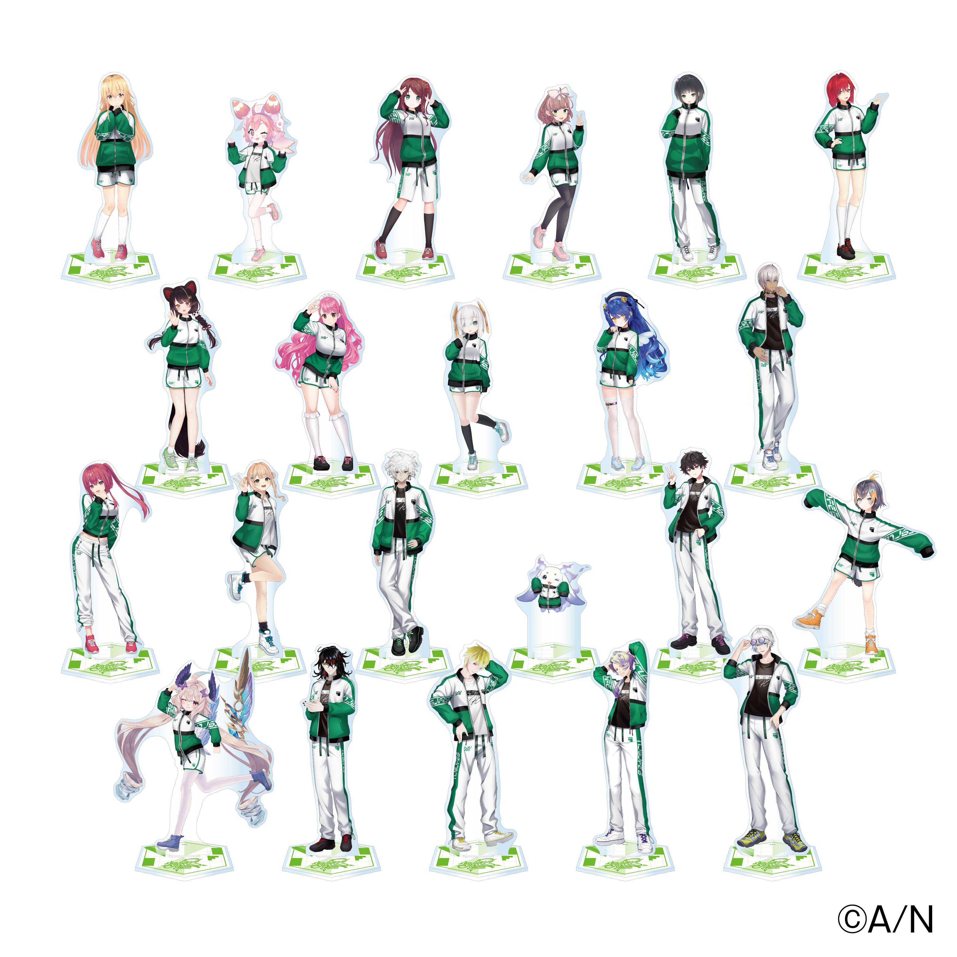 【にじフェス2026】クラスジャージアクリルスタンド グリーン